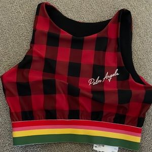 Palm Angels tank top checker plaid